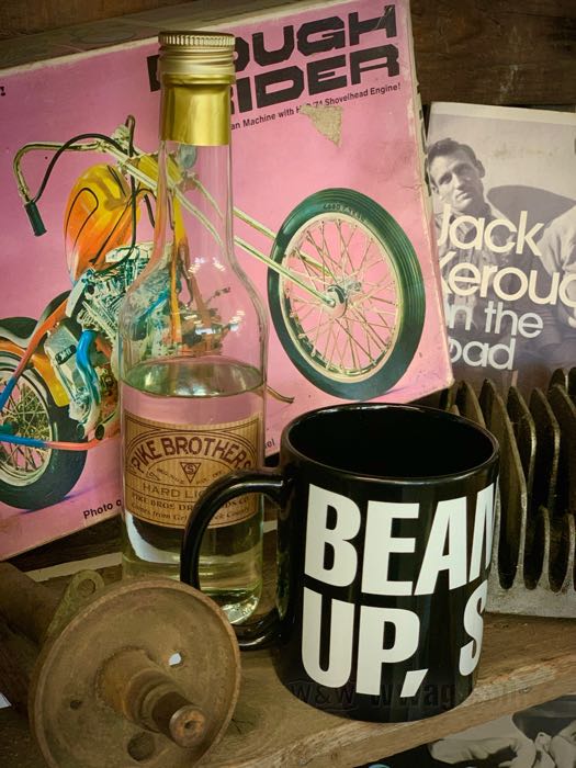 Mug »Bean Me Up, Scotty« by W&W Cycles; ceramic, black; gross weight: 308 g