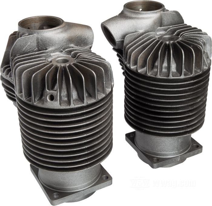 Set cylindres de The Cyclery; adaptable à moteurs DCA & DCB 1923-1924, modèles IOE 74”/1200 cc 1925-1929; fonte, finition brute de fonderie; alésage nominal: 3-7/16 ”; Ø int.: 86.9 mm; remplace OEM HD 4-23 et 5-23; Australie; poids brut: 21.3 kg
