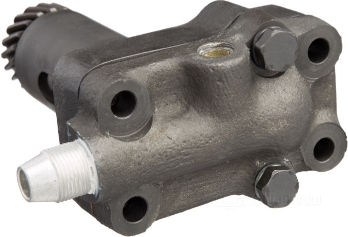 Rückförderpumpe von Cala’s High Performance; passend für 45”/750 cc Flathead 1937-1973, außer K-Modelle; Gusseisen / Stahl; mit vier Stehbolzen; Schweden; Bruttogewicht: 900 g
