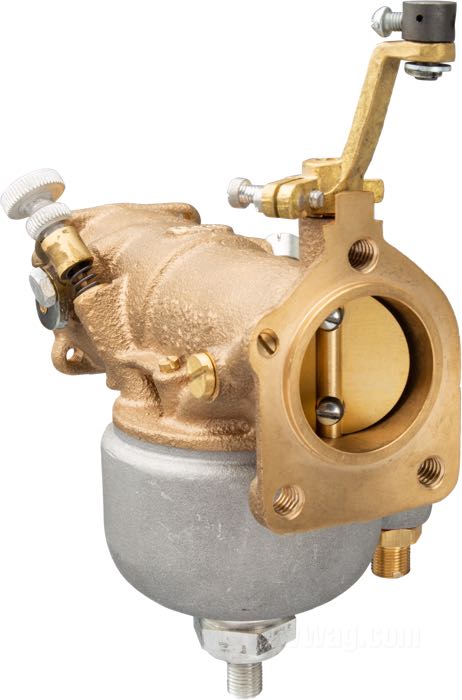 Carburatore a farfalla »Linkert M88« di Samwel Supplies; atto per modelli R, W e G; bronzo / alluminio fuso / acciaio, naturale, DI venturi 15/16”; rimpiazza OEM HD 1133-41M e 27122-41; Paesi Bassi; peso lordo: 1.6 kg