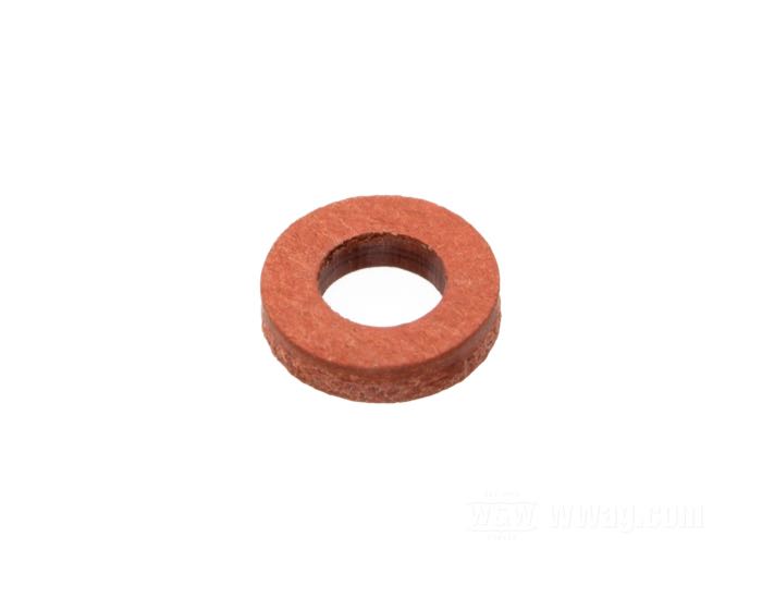 Dichtscheibe; für Ablassschraube; passend für FX+Sportster 1973-1977; Fasermaterial; ID x AD: 3.7 x 7.1 mm, 1.6 mm stark; ersetzt OEM HD 45986-73; Bruttogewicht: 1 g
