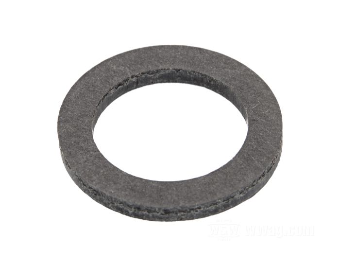 Dichtscheibe; für Dämpferschraube; passend für FX+Sportster 1973-1977; Fasermaterial; ID x AD: 10.4 x 15.0 mm, 1.6 mm stark; ersetzt OEM HD 45992-73; Bruttogewicht: 1 g