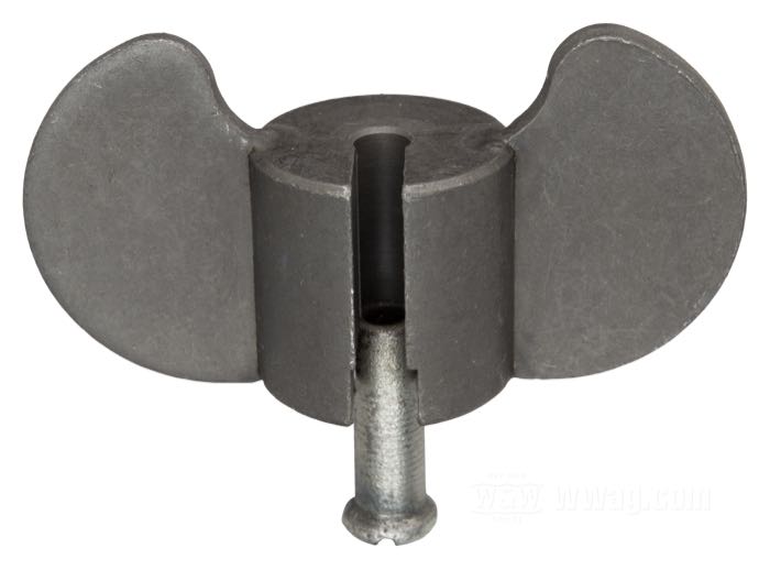 Chiave di Colony; per Nippli da raggi; atto per 45”/750 cc e Singles 1928-1952, ecc. WLCe Servi-car 1941→; ruoti avanti 18”; acciaio, parkerizzato, dimensione interna: 5,5 mm; larghezza: 61 mm; rimpiazza OEM HD 12032-X; U.S.A.; peso lordo: 87 g