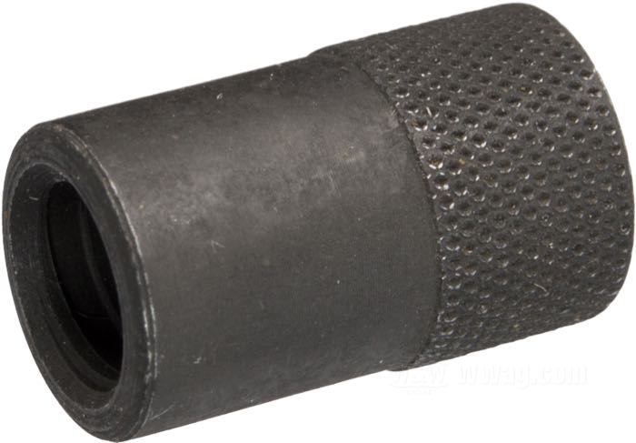 Dado di raccordo di Colony; per Cavo freno; atto per Big Twin e 45”/750 cc 1930-1940, Singles 1930-1934; cavi OEM .240”/6.1 mm OD; acciaio, parkerizzato; lunghezza: 5/8”; Ø 3/8”; rimpiazza OEM HD 4144-30A e 4144-30B; U.S.A.; peso lordo: 14 g