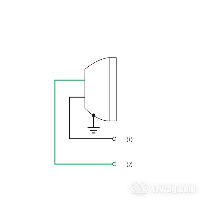 Fanalino posteriore »Duo«; acciaio / vetro, cromato; profondità: 58 mm; Ø 98 mm; tipo di lampadina: G18.5 (2x); 12 V; 8 W; basetta: BA15s (2x); con lampadina/e; con luce freno; con illuminazione targa; senza portatarga; superficie di fissaggio: piana; peso lordo: 400 g