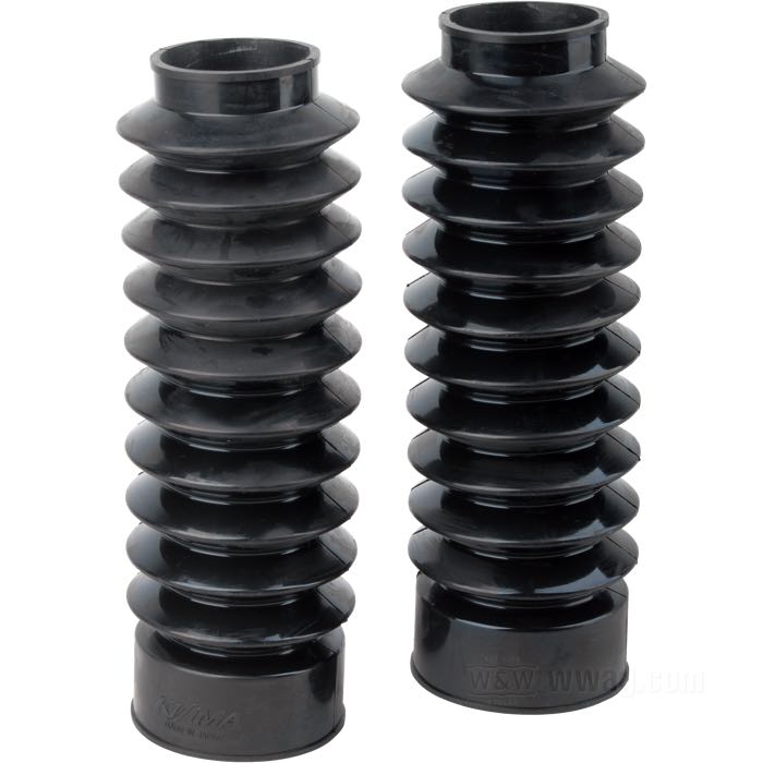 Fuelle; para horquillas con tubos de 49 mm; apropiado para FXDWG 2006→; goma, negro brillante; largo: 235 mm; peso bruto: 370 g