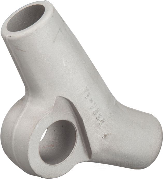Halterung von VG Classic Frames & Parts; für Seitenwagenbefestigung; passend für Big Twin 1937-1947, Panhead 1954-1957; Straightleg links; Stahlguss, blank; Bruttogewicht: 647 g