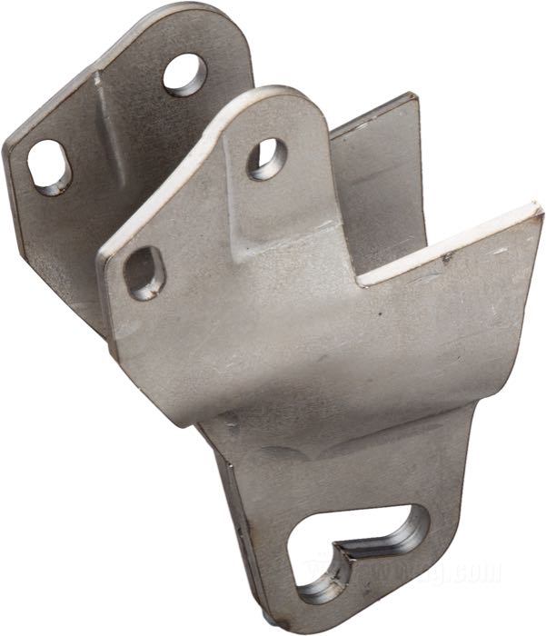Motorhalterung von VG Classic Frames & Parts; passend für Late Panhead 1952-1969; oben; Stahlblech, blank; Bruttogewicht: 544 g