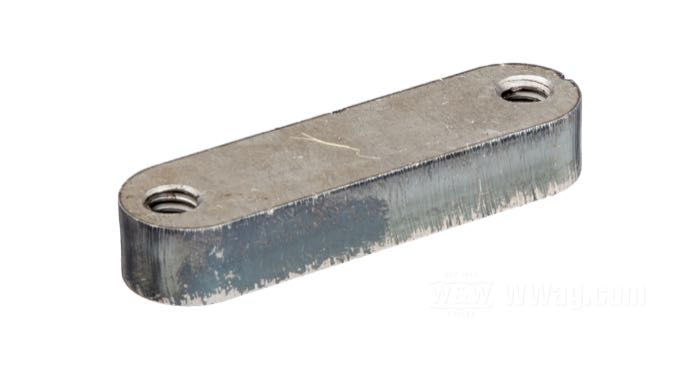 Montageblock von VG Classic Frames & Parts; für Hupe; passend für Panhead late 1951-1953; Stahl, blank; Gewinde: #12-24; Bruttogewicht: 35 g