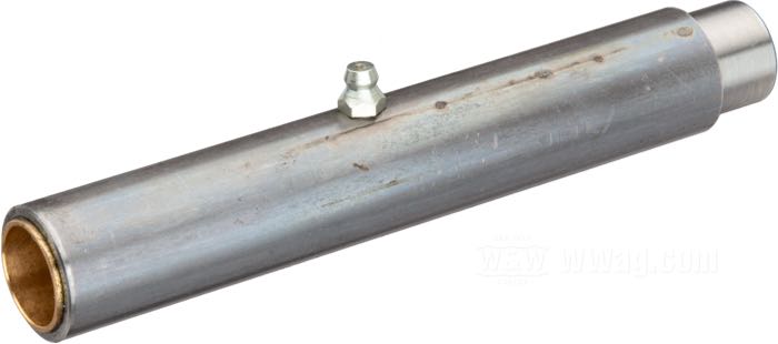 Rahmenrohr für Querwelle von VG Classic Frames & Parts; passend für Big Twin 1936-1957; Stahl, blank; Länge: 160 mm; mit Schmiernippel; Bruttogewicht: 270 g