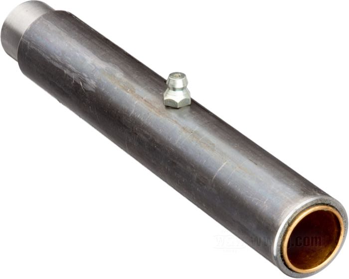 Rahmenrohr für Querwelle von VG Classic Frames & Parts; passend für Big Twin 1936-1957; Stahl, blank; Länge: 160 mm; mit Schmiernippel; Bruttogewicht: 270 g