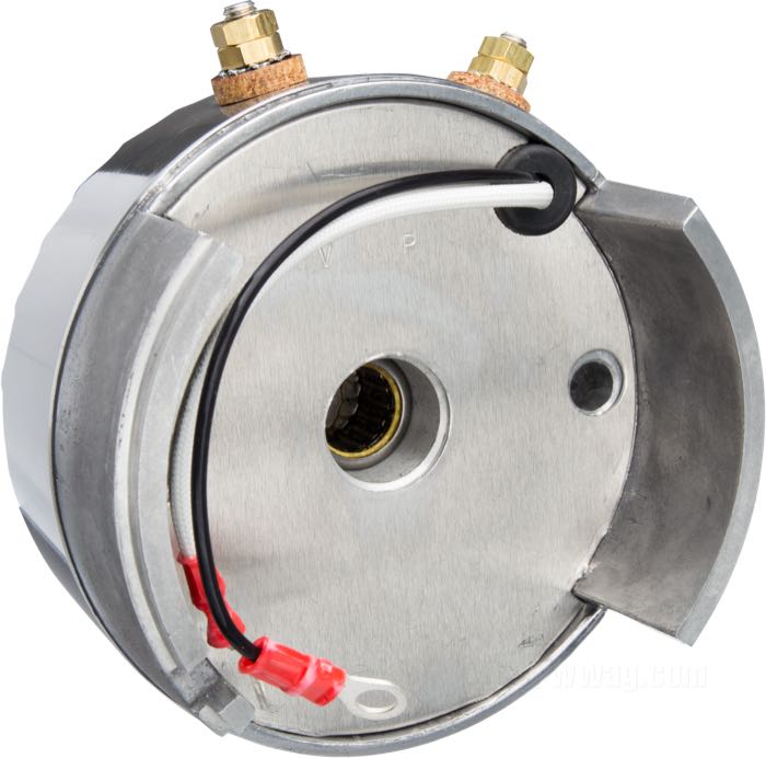 Regler »LeBeef Edition« von Cycle Electric; für Generator mit integriertem Regler; 14.5 V Ladespannung; Aluminiumguss, poliert; 12 V; USA; Bruttogewicht: 665 g