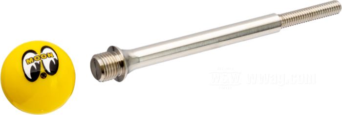 Leerlaufeinstellschraube von Mooneyes; für S&S Super E/G Vergaser; Edelstahl; Länge: 92 mm; Gewinde: #8-32; Bruttogewicht: 25 g
