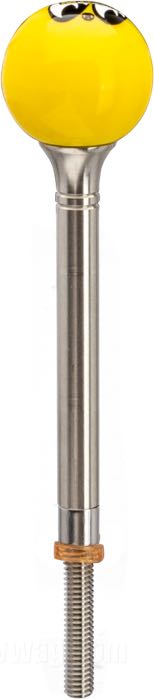 Tornillo de ajuste ralentí de Mooneyes; acero inoxidable; largo: 92 mm; para carburadores CV; rosca: M4 x 0.7; largo de la rosca: 21 mm; peso bruto: 27 g