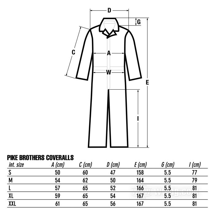 Coverall by Pike Brothers; cotton, white; size: L; Turkey; gross weight: 1.56 kg