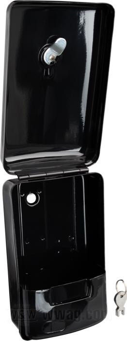 Caja de herramientas; apropiado para Knucklehead 1936 y Big Twin 1937-1939; acero, negro, recubierto en epoxy; A x A x F: 13 x 20 x 7 cm; reemplaza OEM HD 3452-36; peso bruto: 1.2 kg