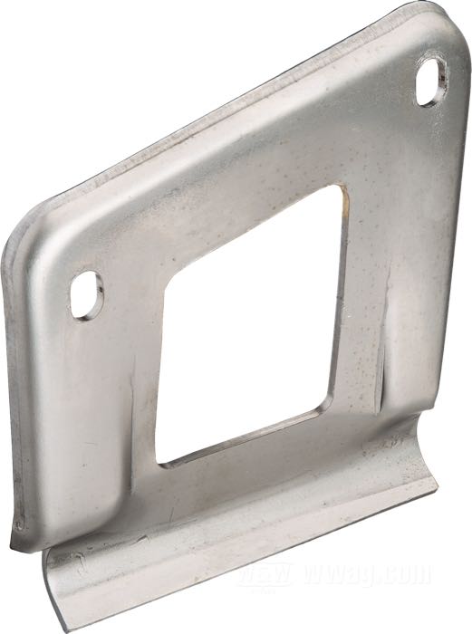 Mounting bracket by VG Classic Frames & Parts; for Tool box; fits Big Twin 1952-1957; sheet steel, bare; gross weight: 443 g