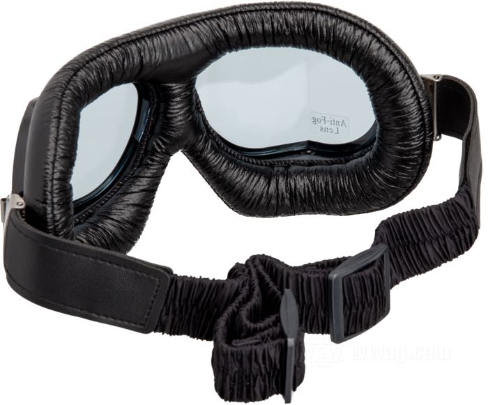 Schutzbrille »Red Baron«; Schaumgummi / Leder, schwarz; Material der Gläser: Mineralglas; Farbe/Typ der Gläser: klar; kann nicht über Korrekturbrillen und Sonnenbrillen getragen werden; Bruttogewicht: 150 g