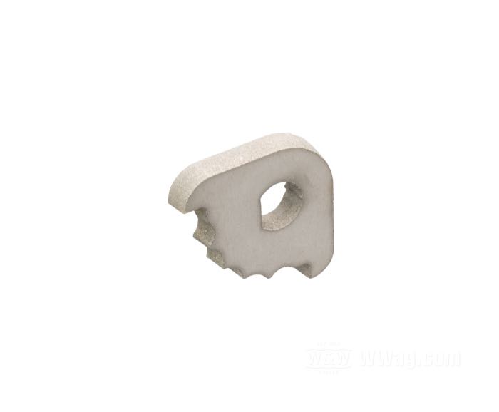 Stop plate; for Choke shaft; for Linkert carburetors for OHV models 1936-1965; steel, zinc plated; replaces OEM HD 1235-36, and 27219-36; gross weight: 7 g