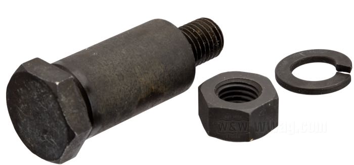 Axe de Colony; pour Levier sélecteur manuel; adaptable à Twins late 1938-1946; acier, parkerisé; Ø 9/16”; remplace OEM HD 2206-37 et 33775-37; USA; poids brut: 60 g