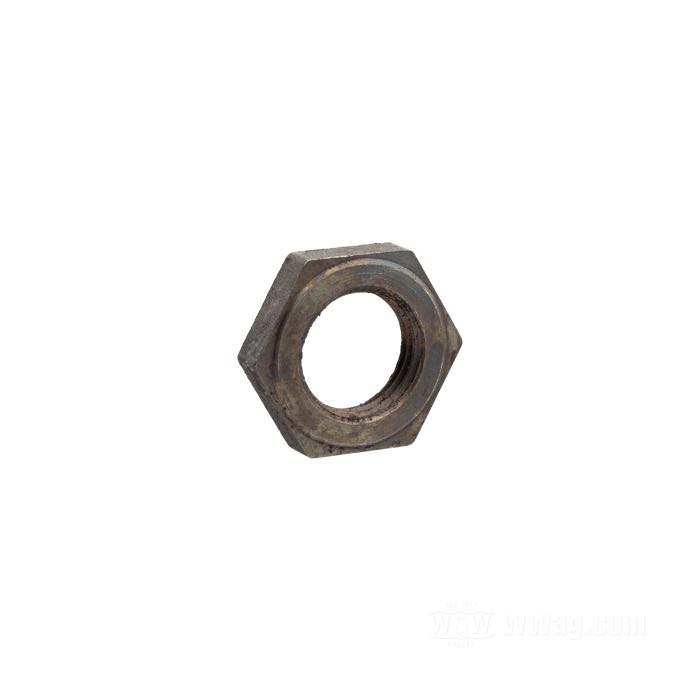 Tuerca; para Eje cigüeñal lado distribución / Eje cigüeñal lado transmisión; apropiado para 45 cui/750cc 1929-1973; acero, parkerizado; llave: 15/16 ”; reemplaza OEM HD 7974; peso bruto: 10 g