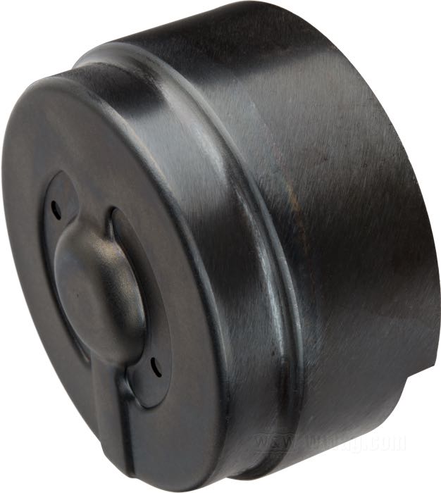 Tapa terminal de Competition Distributing; para Generador (Dinamo); apropiado para modelos IOE serie J y Singles 1926-1932; acero, parkerizado; reemplaza OEM HD 1696-26; EE. UU.; peso bruto: 128 g