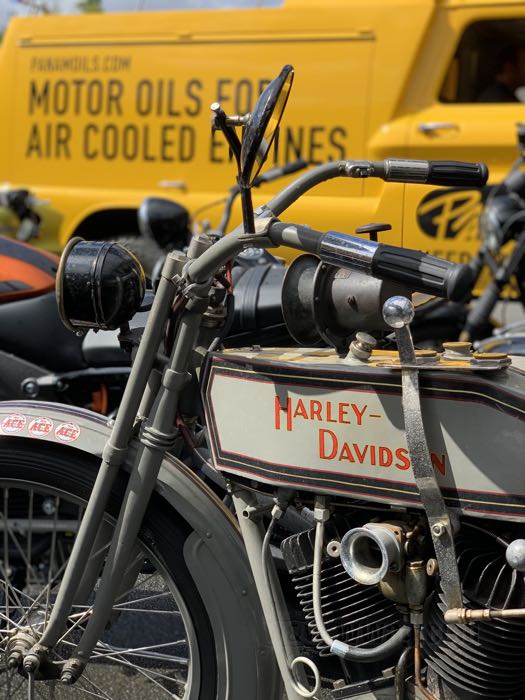 Handschalthebel von The Cyclery; passend für alle Modelle 1916-1924; Federstahl, vernickelt; ersetzt OEM HD 2204-16; Bruttogewicht: 221 g