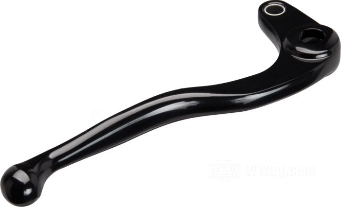 Maneta de embrague de Kustom Tech; para Kustom Tech Grimeca ; aluminio macizo, negro, recubierto en epoxy