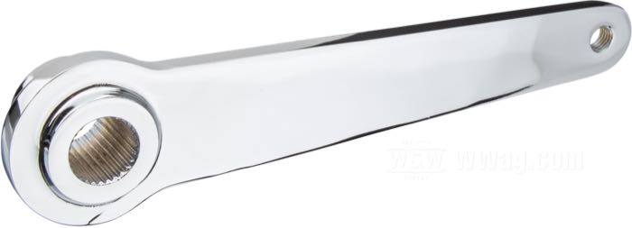 Shifter lever; for Shifter peg; for Forward Controls for Big Twin; fits 4-speed Big Twin →1984, Softail 1986-1999; steel, chrome-plated; gross weight: 295 g