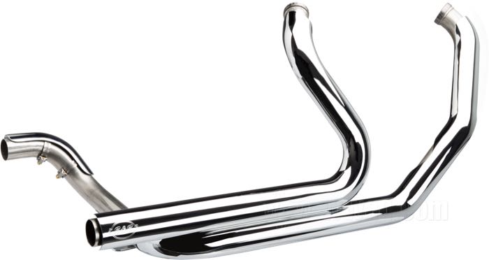 W&W Cycles - Paughco Dual Crossover 2-2 Header Pipes for Harley