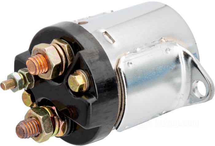 Solenoide de Accel; apropiado para modelos FXR y FLT 1980-1988; acero / plástico, cromado; reemplaza OEM HD 31489-79A y 31526-81A; peso bruto: 830 g