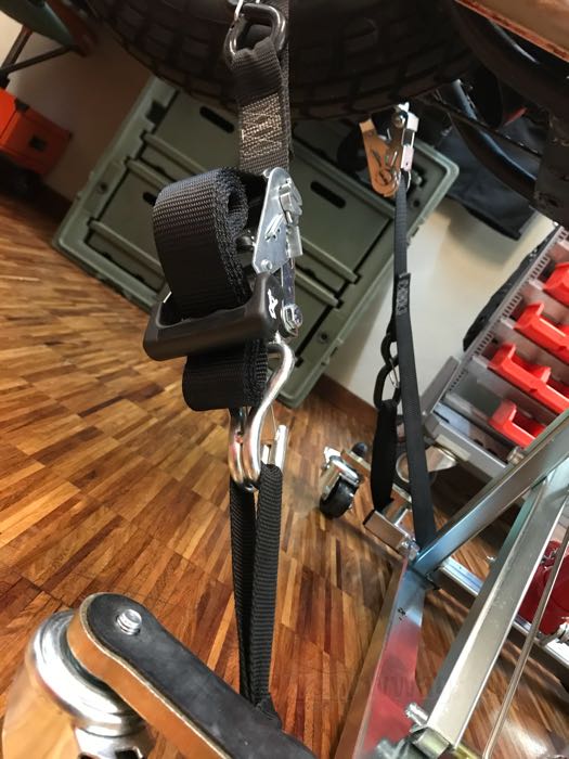 Spanngurte »Fat Strap Extra Short« von Powertye; Stahl / Nylon, schwarz; Länge x Breite: 210 cm x 38 mm; mit Transporttasche aus robustem Cordura; USA; Bruttogewicht: 2.34 kg