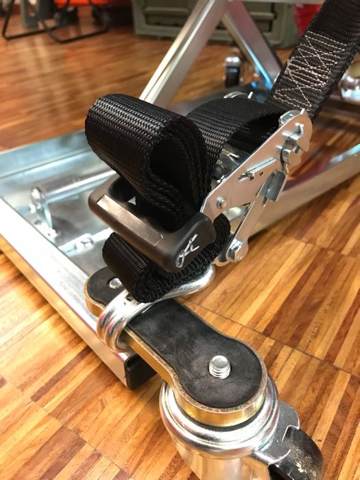 Spanngurte »Fat Strap Extra Short« von Powertye; Stahl / Nylon, schwarz; Länge x Breite: 210 cm x 38 mm; mit Transporttasche aus robustem Cordura; USA; Bruttogewicht: 2.34 kg