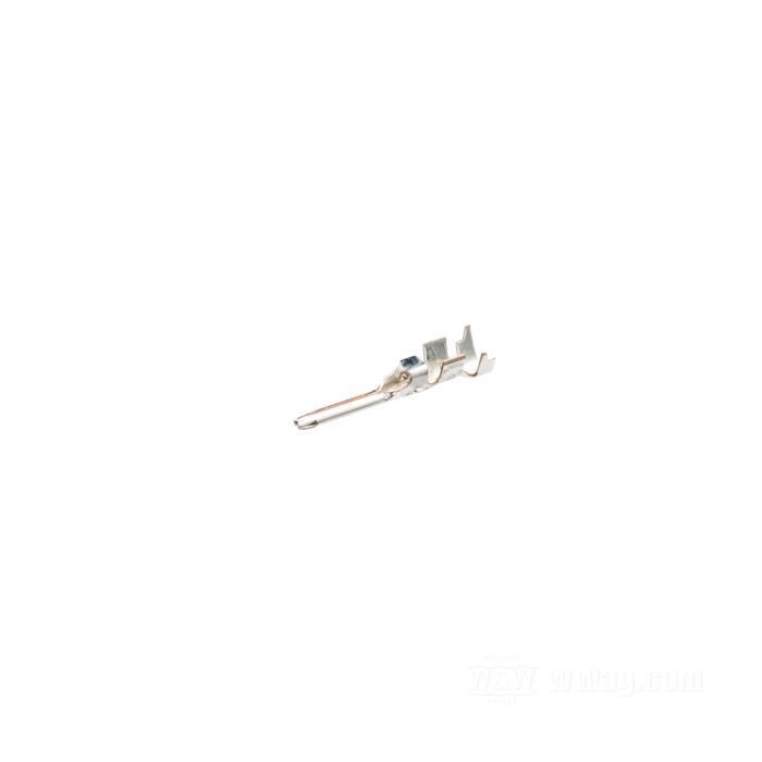 Spina »MX 19« di JAE; per sistema di connetori JAE MX19; lega di rame, stagnato; lunghezza: 12 mm; per fili di: ~ fino a 0.5 mm² (AWG 20); rimpiazza OEM HD 72909-11; Giappone; peso lordo: 1 g
