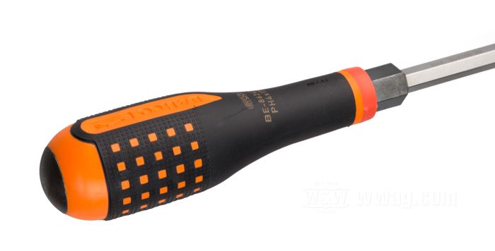 Tournevis »Impact Head« de Bahco; longueur de lame 175 mm, point PH 4; acier / caoutchouc, six pans de 14 mm; longueur: 297 mm; Espagne; poids brut: 242 g