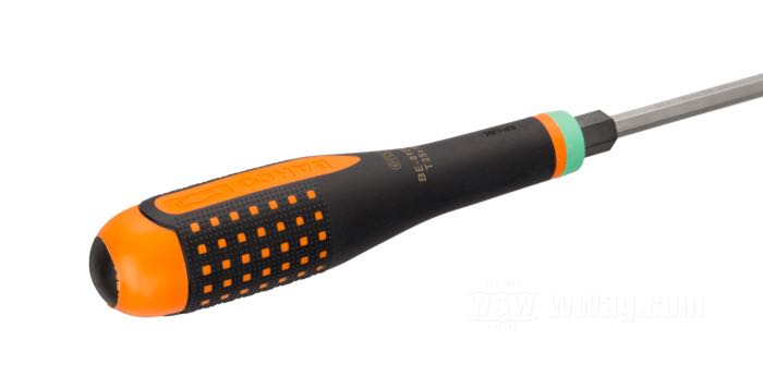 Screwdriver »Impact Head« by Bahco; blade length 100 mm, tip T 25; steel / rubber, 9 mm hex ; length: 222 mm; Spain; gross weight: 102 g