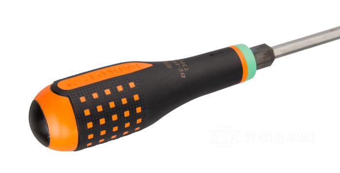 Screwdriver »Impact Head« by Bahco; blade length 150 mm, tip T 30; steel / rubber, 11 mm hex ; length: 272 mm; Spain; gross weight: 182 g