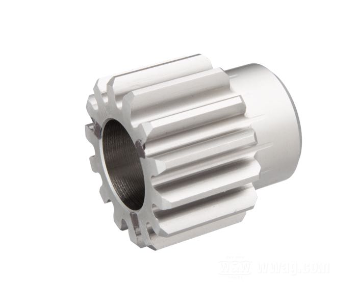 Drive gear by Cycle Electric; for Generator; for 58 and 65A; fits XL 1963- early 1984; 14 teeth; steel; replaces OEM HD 31073-63, and 31073-63A; gross weight: 43 g