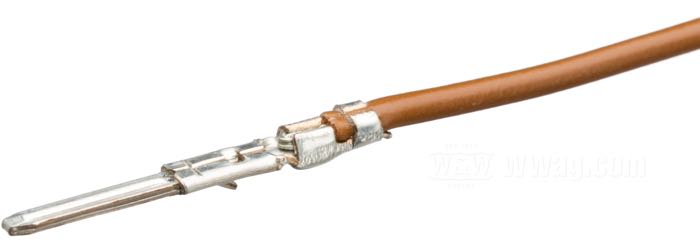 Elektrokabel »FLRY«; Kupfer / PVC, braun; 0.5 mm²; Bruttogewicht: 5 g