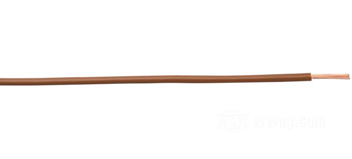 Elektrokabel »FLRY«; Kupfer / PVC, braun; 0.5 mm²; Bruttogewicht: 5 g