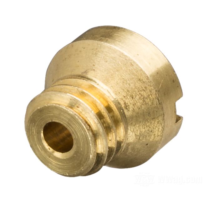 Chiclé fijo »#4« de Into The Wilderness; apropiado para Sportster 1957-1965; M54, M64, DC6, DC10, DC12; bronce, taladro .057”; reemplaza OEM HD 27317-57A; peso bruto: 1 g