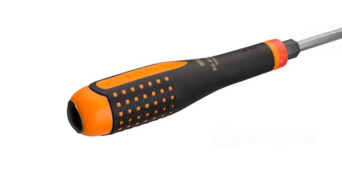 Tournevis »Impact Head« de Bahco; longueur de lame 100 mm, point PH 1; acier / caoutchouc, six pans de 9 mm; longueur: 224 mm; Espagne; poids brut: 101 g
