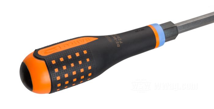 Screwdriver »Impact Head« by Bahco; blade length 150 mm, tip PZ 3; steel / rubber, 14 mm hex ; length: 272 mm; Spain; gross weight: 232 g