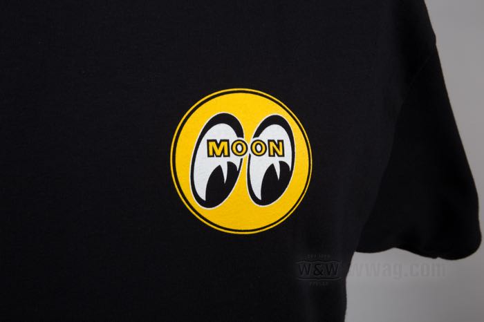 T-shirt »MOON« de Mooneyes; coton, noir; taille: M; poids brut: 208 g