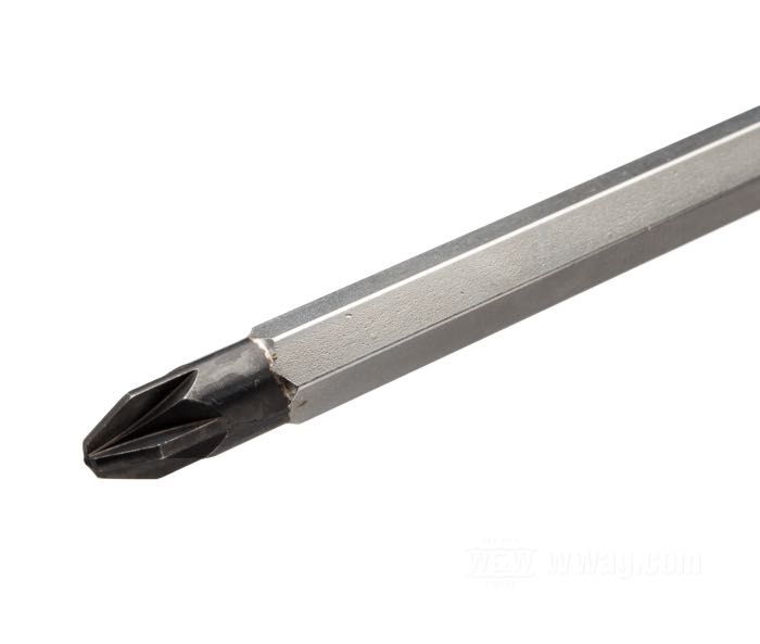 Screwdriver »Impact Head« by Bahco; blade length 125 mm, tip PZ 2; steel / rubber, 11 mm hex ; length: 247 mm; Spain; gross weight: 176 g
