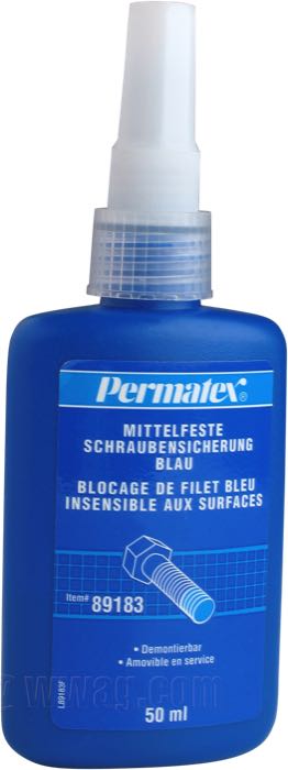 Permatex Threadlocker Blue Medium Strength