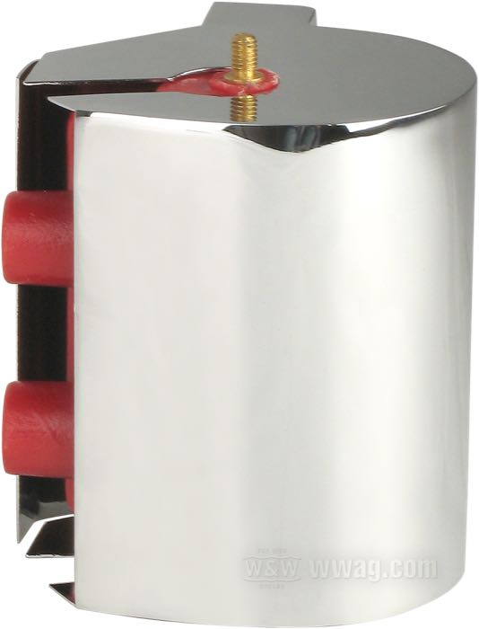 Ignition coil cover »Two Piece«; fits Sportster 1971-1981; sheet steel, chrome-plated; replaces OEM HD 31611-83T; gross weight: 200 g