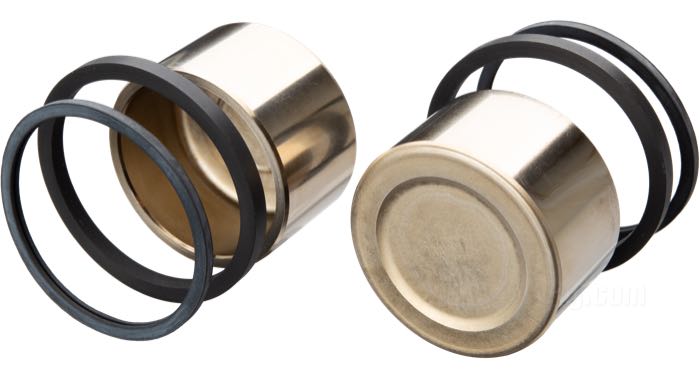 Brake caliper piston; fits Sportster 2014-2020; steel; position: rear; piston Ø: 38 mm; replaces OEM HD 41300054; gross weight: 169 g