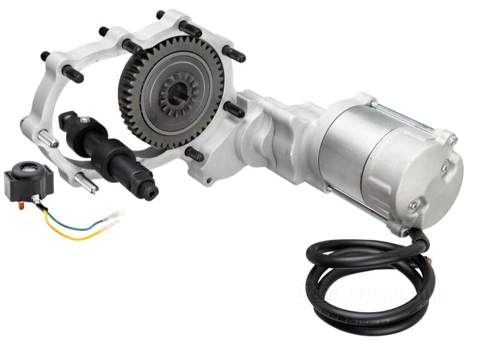 Elektrostarter-Kit »StealthStarter Kick Drive« von Cannonball; passend für Schwingrahmen Big Twins 4-Gang 1958-1985; Stahl / Aluminium; 1.4 kW; Österreich; Bruttogewicht: 9 kg