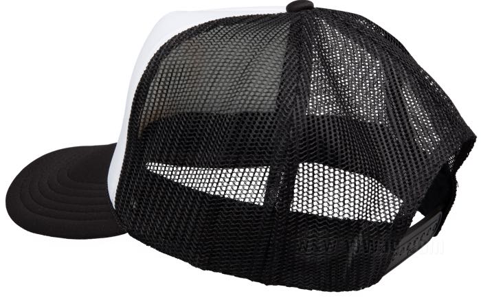 Berretto »Moon« di Mooneyes; tessuto poliestere, nero / bianco / giallo; peso lordo: 60 g